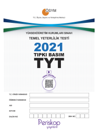 TYT TIPKI BASIM 2021 PERİSKOP YAYINLARI